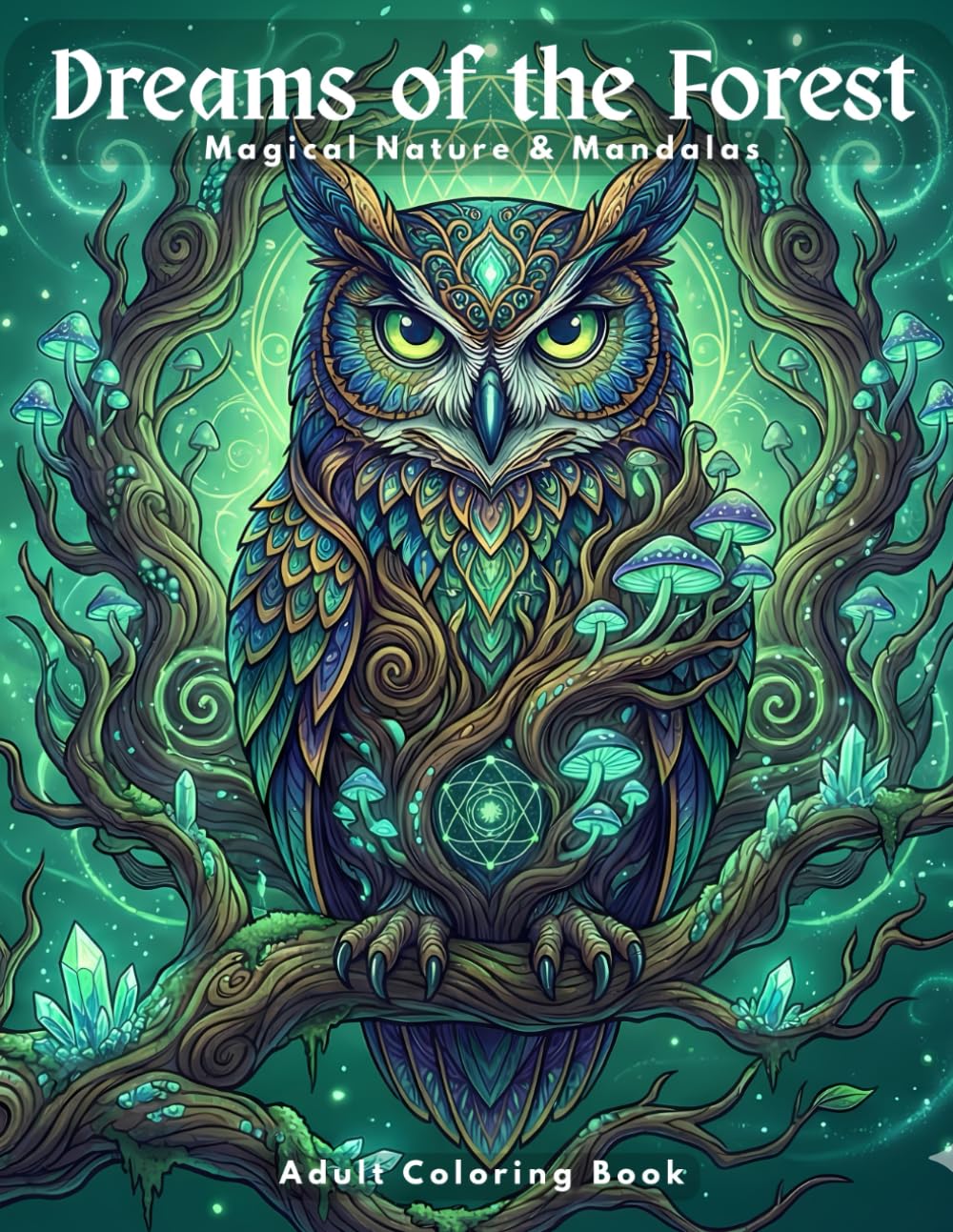 Dreams of the Forest: An Adult Coloring Book with Magical Animals, Mandalas, and Nature Patterns for Stress Relief and Relaxation
