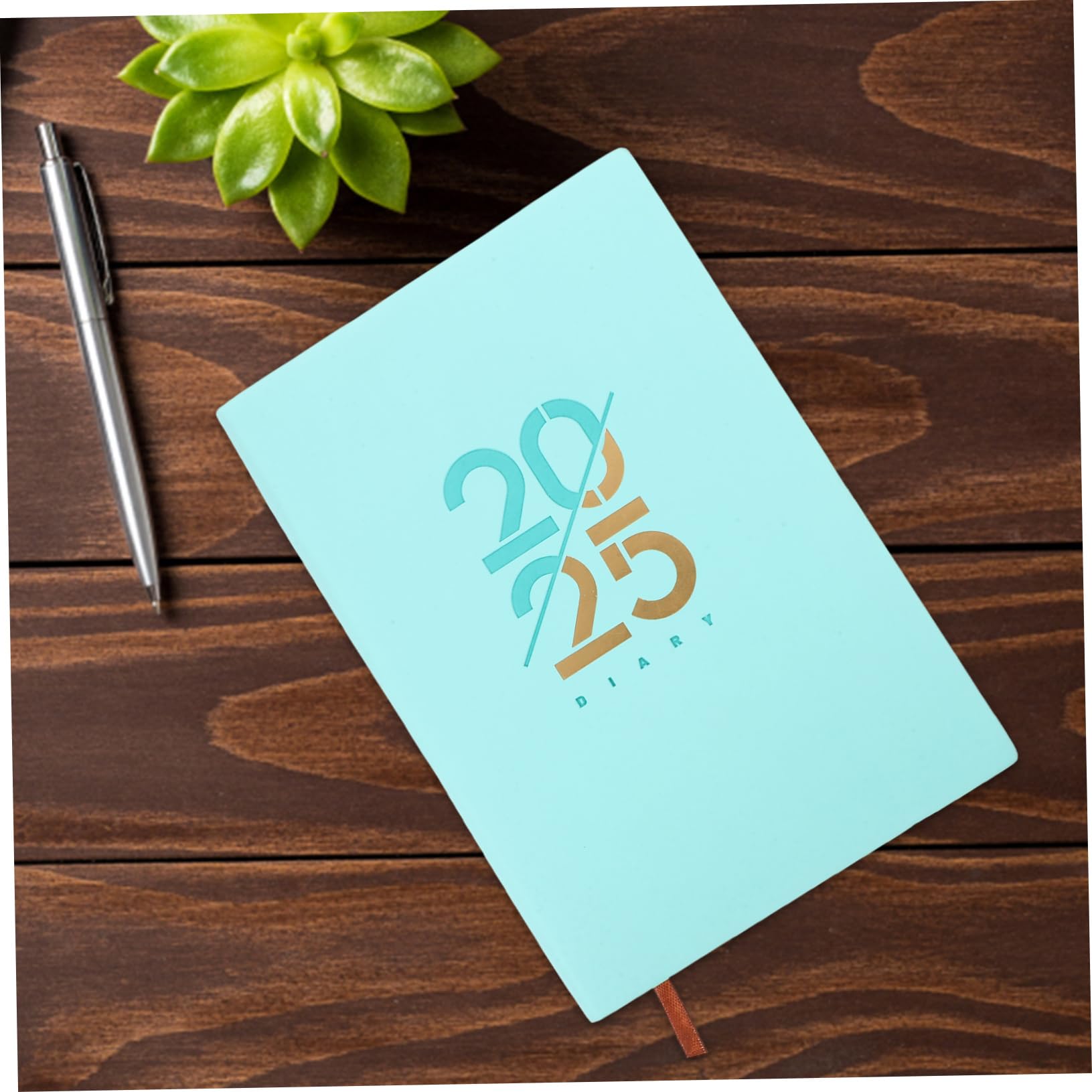Angoily 4 Pezzi Planner Giornaliero con Inglese Carta Liscia Antischeggia Design Unico e Portatile per Studio Lavoro e Organizzazione Personale