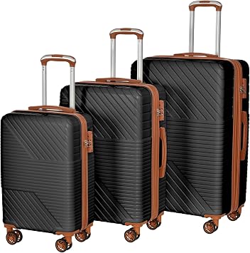 Fashion, Black Brown, 3 Piece Set