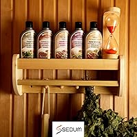 Vista 5 de Sedum Extracto de hierbas naturales para sauna, masaje, remojo de escoba - Infusión de sauna con extracto de tomillo con aceite esencial de enebro