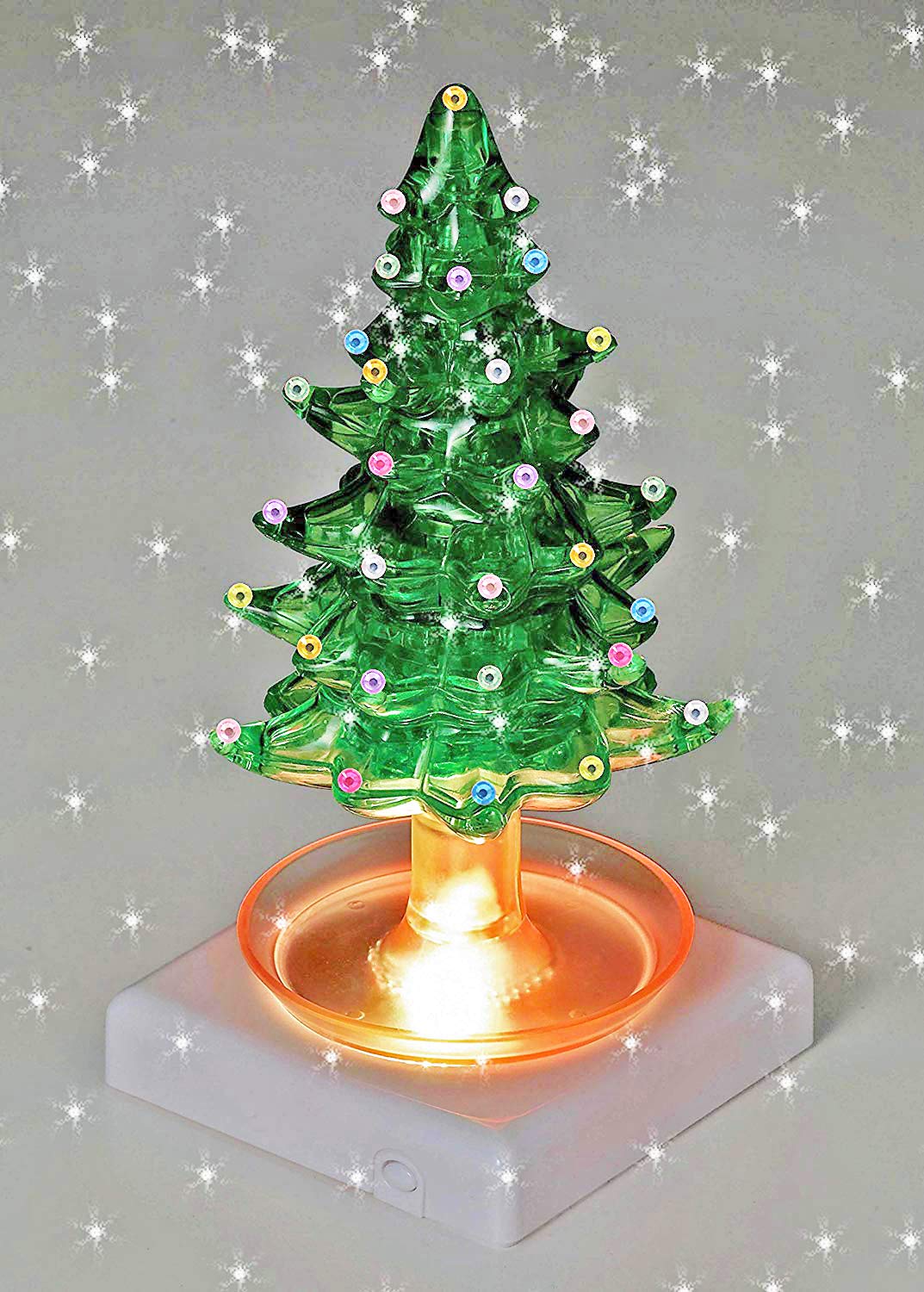 Amazon.co.jp: 69ピース クリスタル・ツリー・グリーン LEDライト