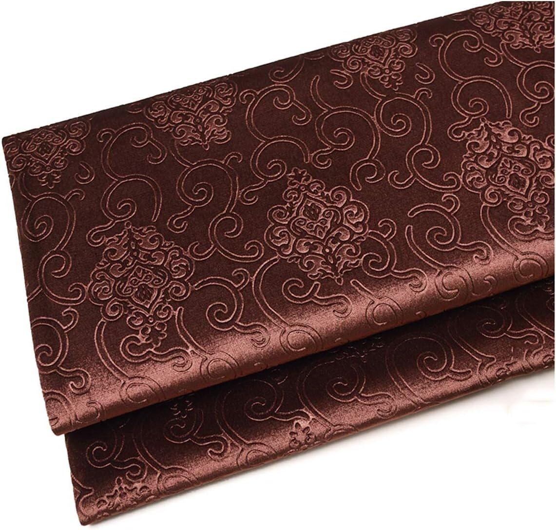 Lnn Velvet Fabric Flower Pattern 145x100cm Decorative for DIY Crafts, Home Decor for Dressmaking, Art & Craft, Sewing