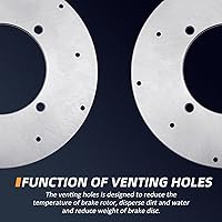 Vista 3 de M MATI Rotor de disco de freno delantero o trasero para Arctic Cat 250 300 400 500 650 700 Prowler 700 1000 1436-164