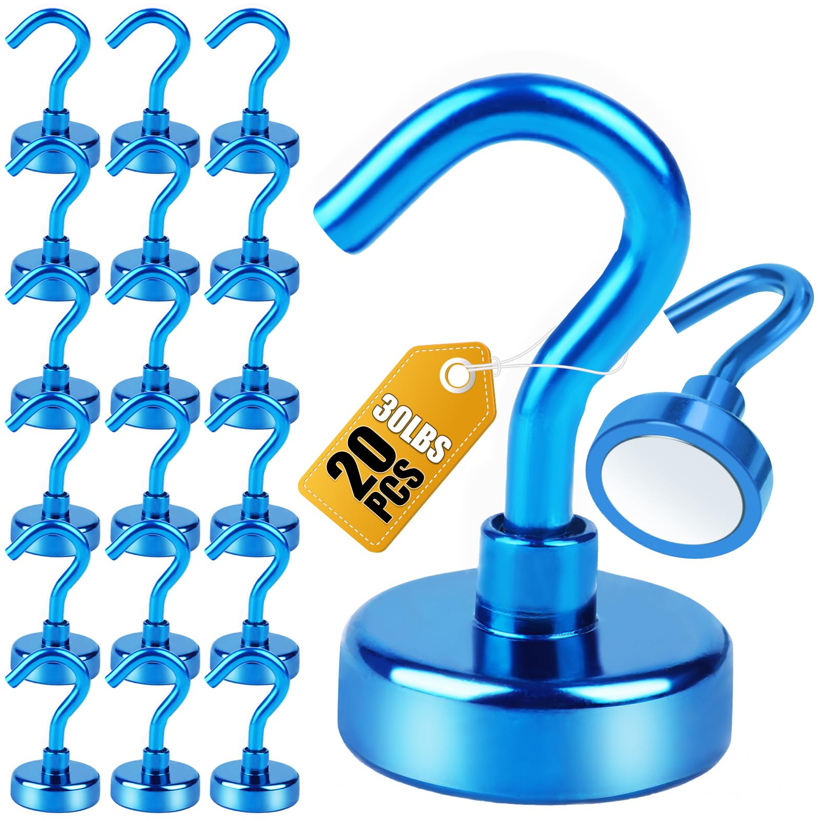 Photo 1 of DIYMAG Magnetic Hooks 30lbs Cruise Essentials Blue