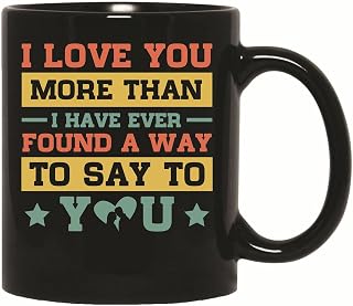 Express Love to Special Someone with Unique Gift Idea 11oz 15oz Black Coffee Mug