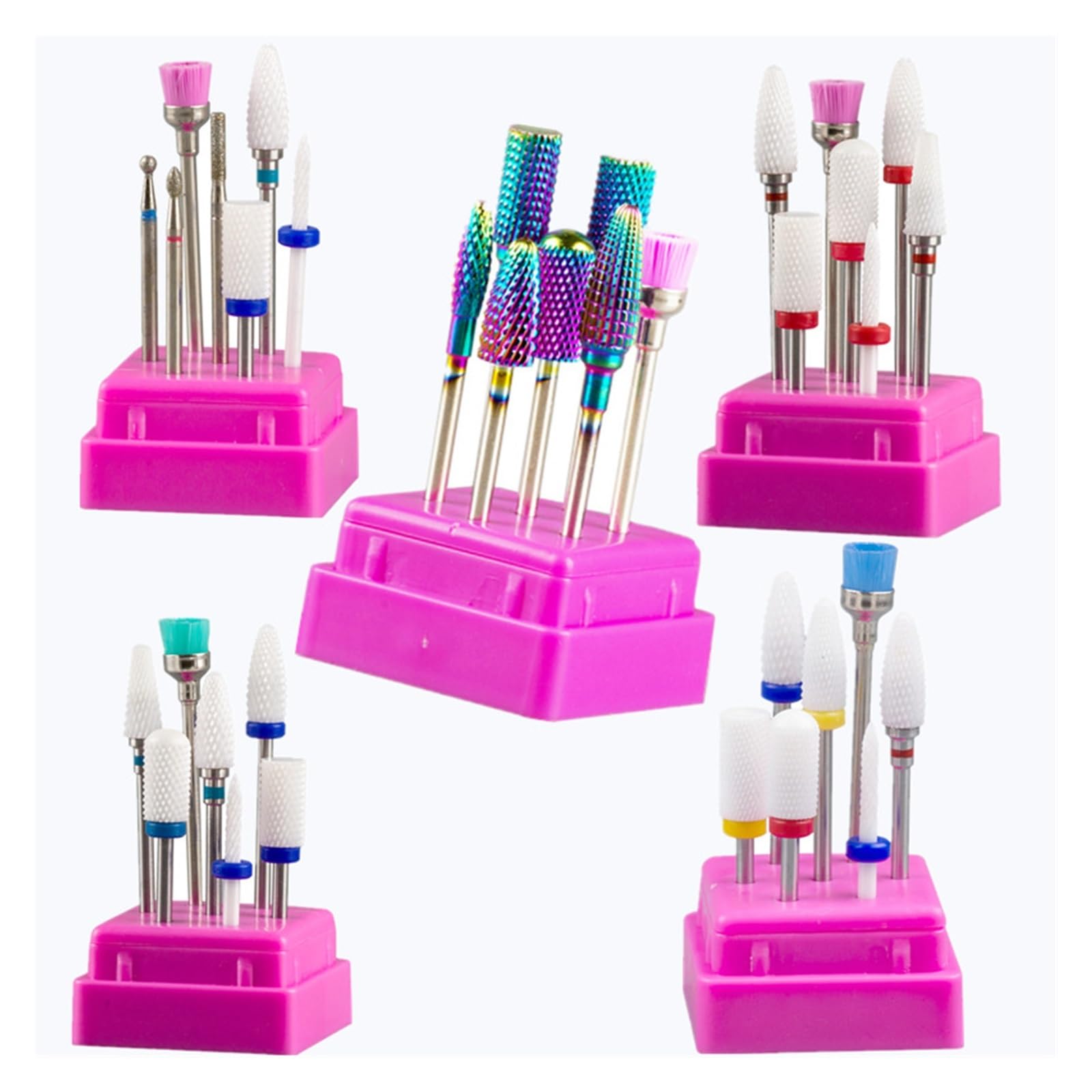 Set Di Frese For Unghie, Compatibile Con Acciaio Al Tungsteno Universale