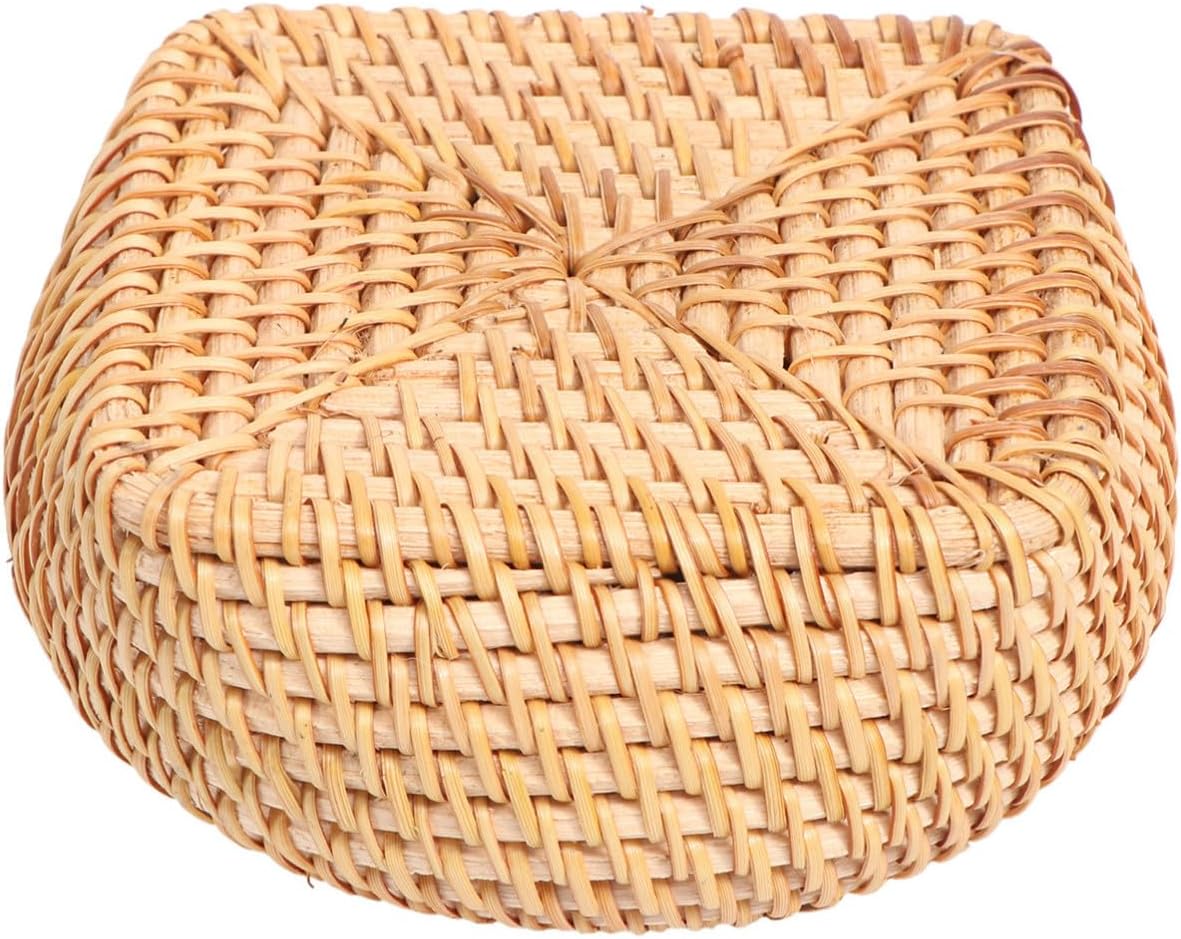 Rattan Woven Storage Box Lightweight Portable for Snacks Tea Accessories
