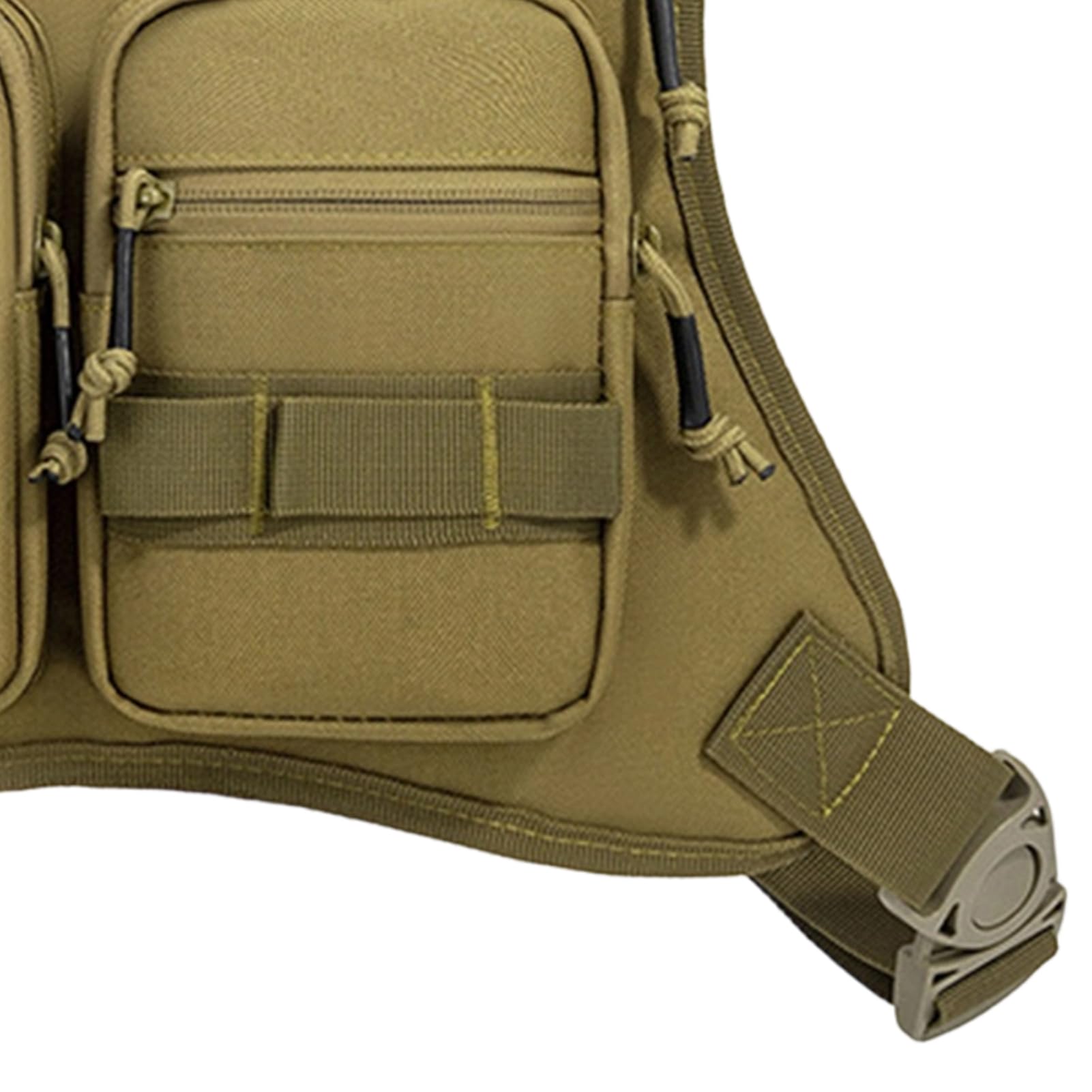 Borsa da petto leggera, custodia ergonomica, confezione da 12x8 pollici con cinghie regolabili, attrezzatura sportiva moderna dal design elegante, porta gilet in nylon, accessorio da esterno per cicli