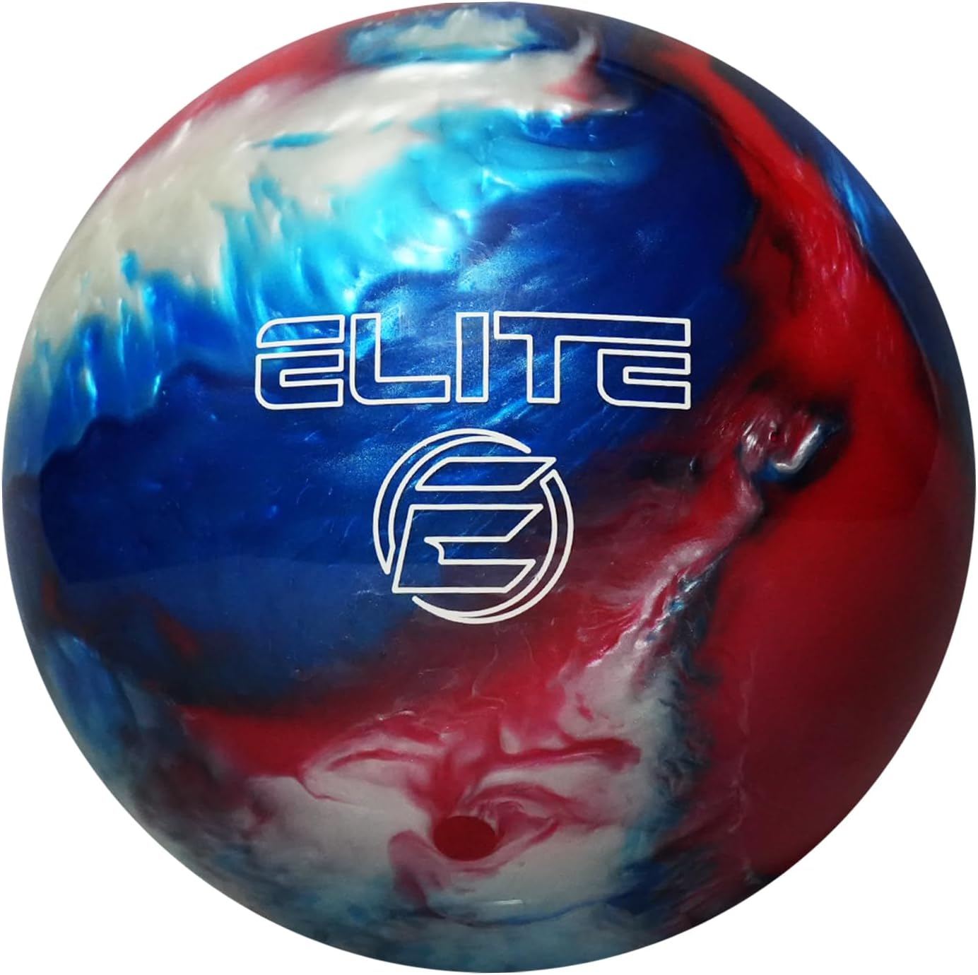 ELITE Pre-Drilled Star Polyester Bowling Ball - Great for Spare Shooting League or Straight Bowlers Beginner Entry Ball