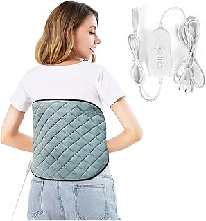 Gabrella Heating Pad for Back Pain, Back Heating Pad with Adjustable Strap,6 Temperature Settings Heating Pad Auto Shut Off Available Extra-Large Electric Heated Pad Large Heating Pad for Back Relaxation, Over-Heating Protection