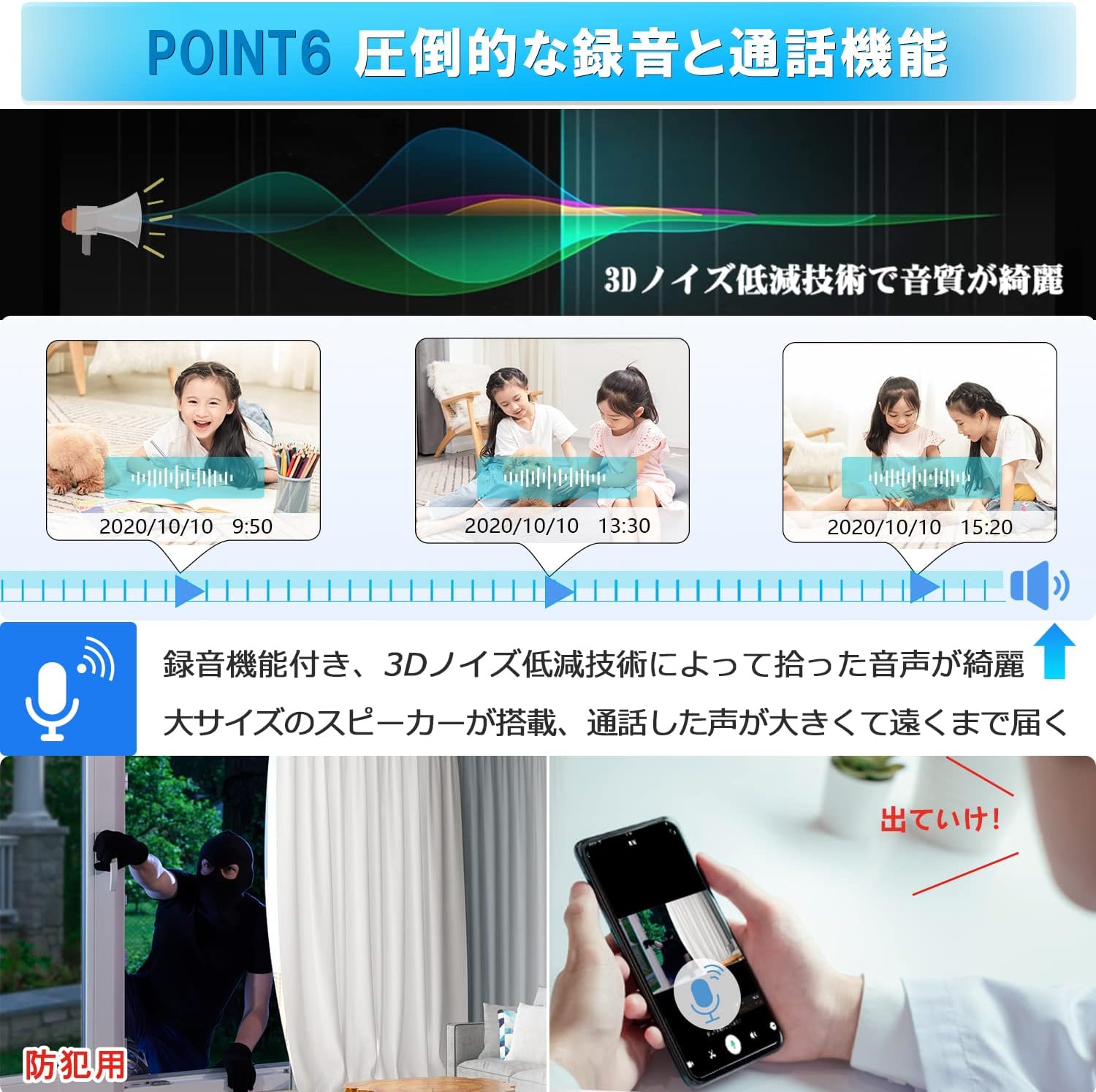 Installation of the YESKAMO security camera on a wall