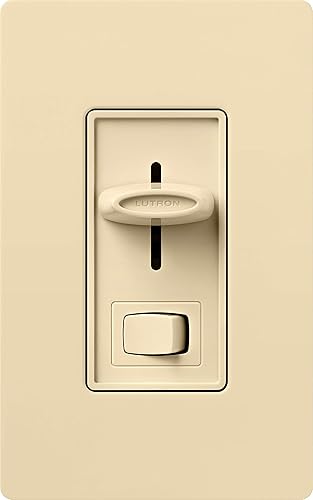 Miniatura 6 de Lutron SFSQ-LF-LA Skylark Ventilador de 3 velocidades de un solo polo de 1.5 amperios y control de luz, color almendra clara