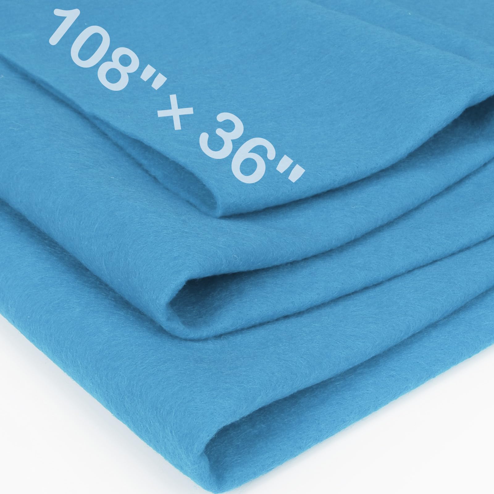 XSEINO Moss Green Large Felt Fabric 108" X 36 "(3 Square Yards), 1.4 mm Thick Soft Felt Fabric Sheet for Crafts, Green Series Colors Soft Nonwoven Fabric, Fit for Decoration, Sewing, DIY Crafts — view 20