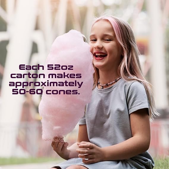 Mix & Match Cotton Candy Sugar Floss-Three Pack 52oz Cartons