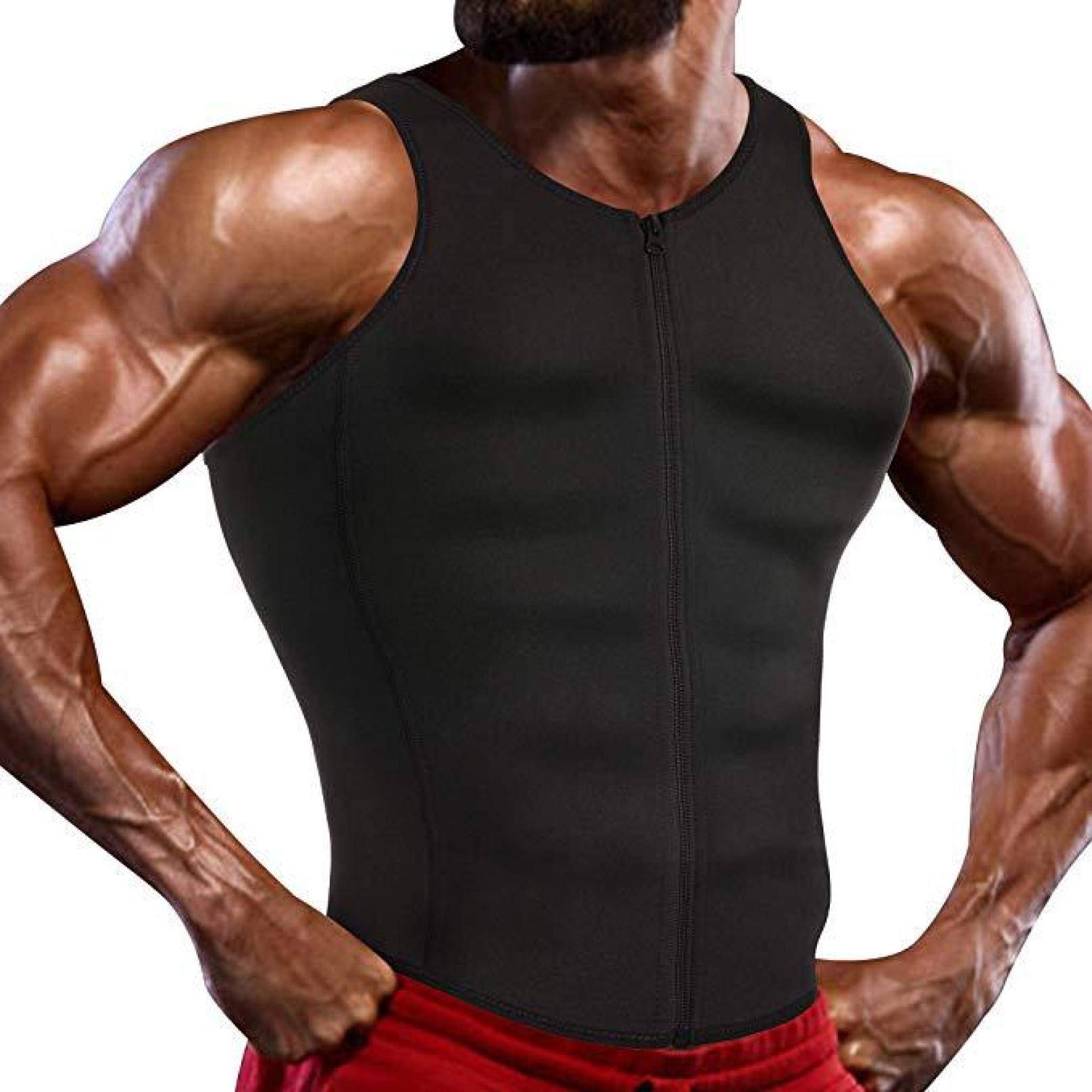 Control de la barriga para hombres con ropa interior ligera que aplana el pecho 8