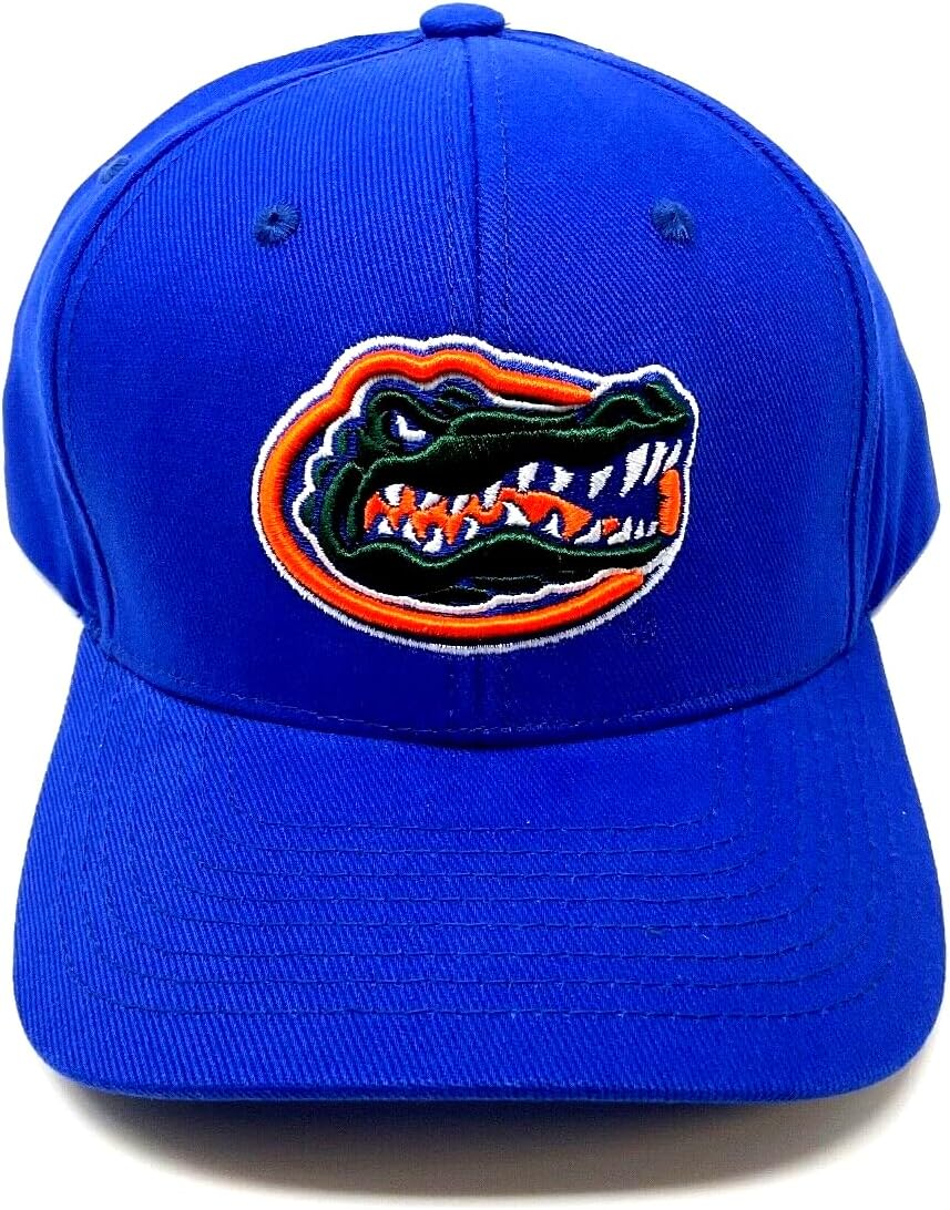 MVP Florida Gators Mascot Logo Royal Blue Curved Bill Adjustable Hat