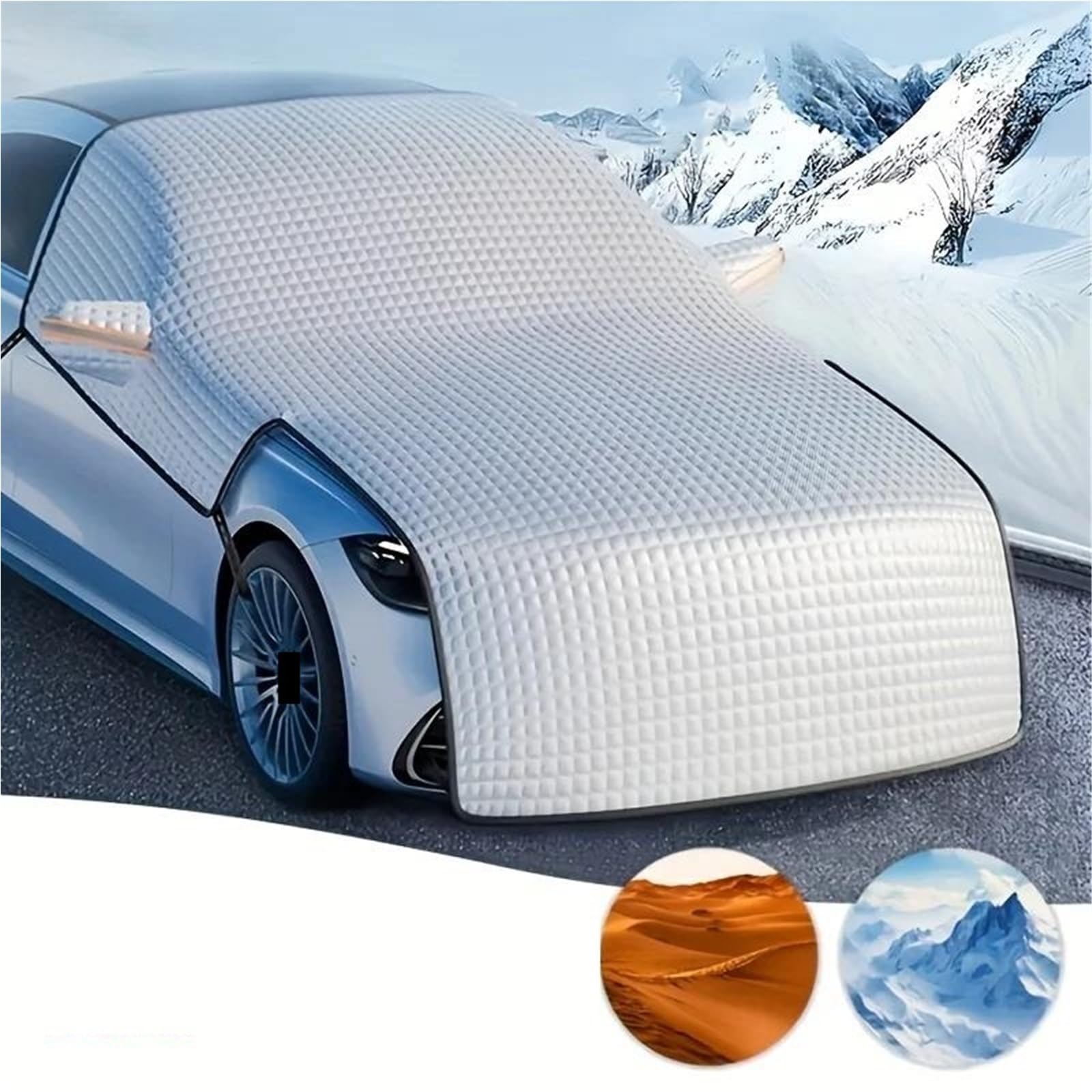 Copertura per Parabrezza Auto Coperture per Parabrezza di Protezione Invernale per Auto