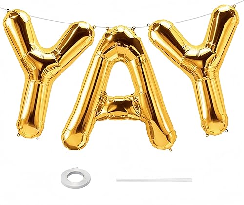 Miniatura 18 de Globos de letras de aluminio de 40 pulgadas, decoraciones para fiesta de inauguración de la casa, letrero de bienvenida, baile escolar, grandes,