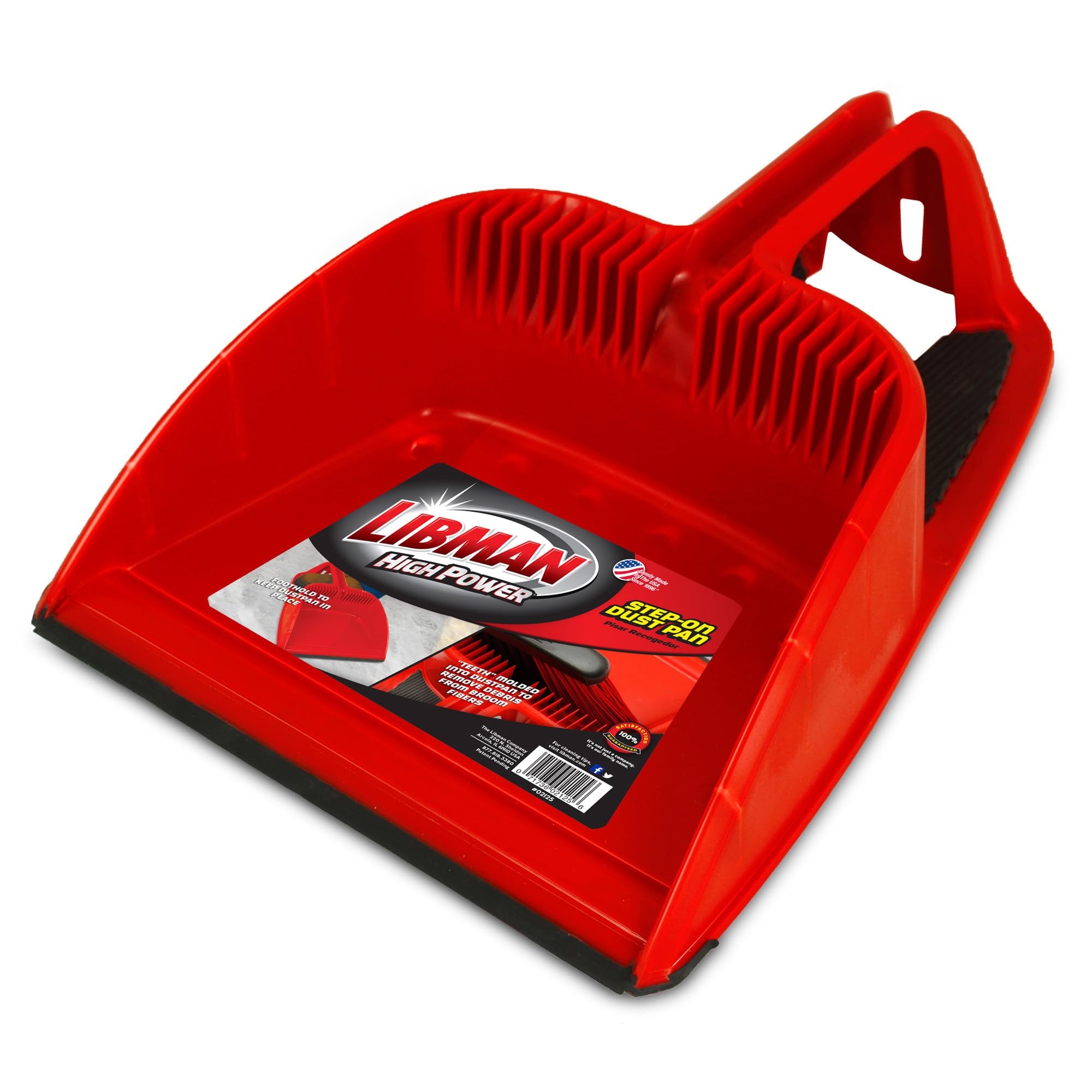 Pelle à poussière Libman Step on It L pour le nettoyage de la cuisine familiale