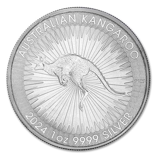 Miniatura 3 de 2024 P 1 oz Australian Silver Kangaroo Coin Brilliant Uncirculated with Certificate of Authenticity $1 Seller BU