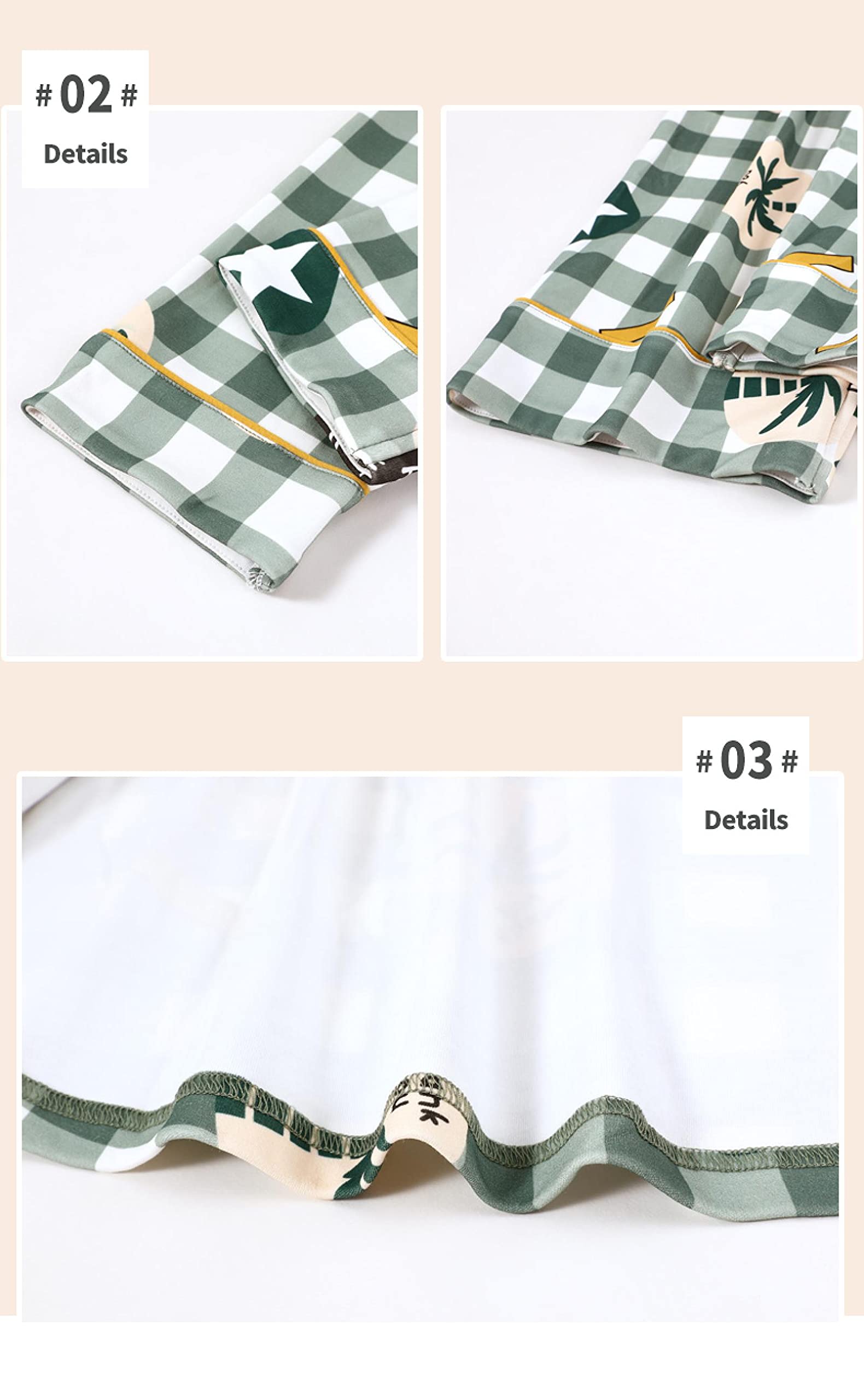 Pigiama Pigiama Set Pigiama Manica Lunga per Donna Abbottonatura Pigiama Taglie Forti Morbido Pigiama Set XL Verde