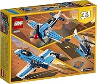 Vista 4 de LEGO Creator 3 en 1 Propeller Plane 31099 Kit de construcción de juguete volador (128 piezas)
