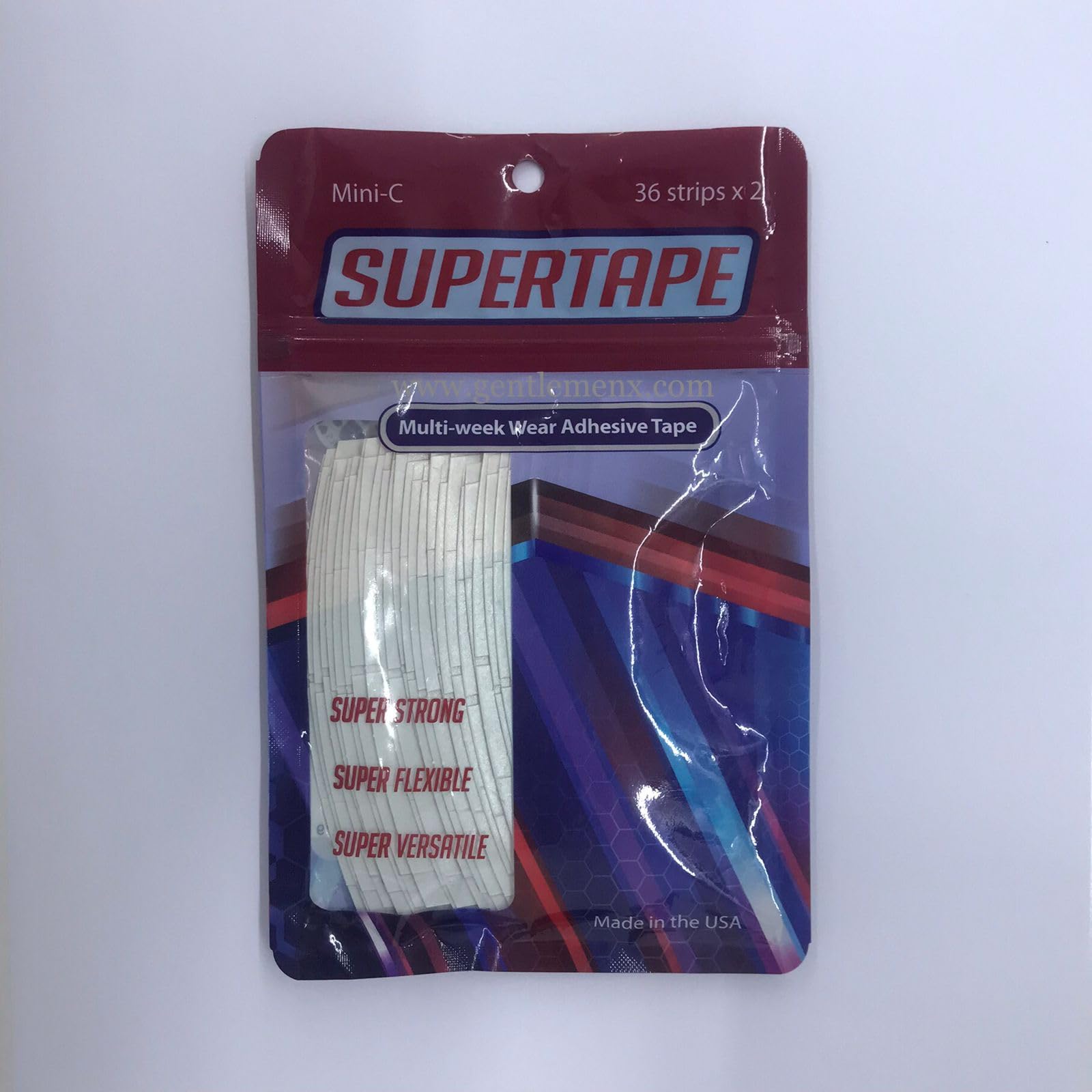 Gentlemenx TGX True Tape SUPERTAPE Die Cut Contours (36-count bags) Double Tab Mini-C