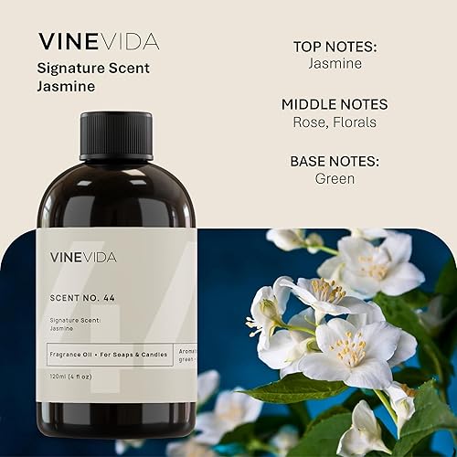 Miniatura 711 de VINEVIDA [4 onzas] Aceite de fragancia de madera de teca de caoba para fabricación de velas y fabricación de jabón, aromas de velas prémium para
