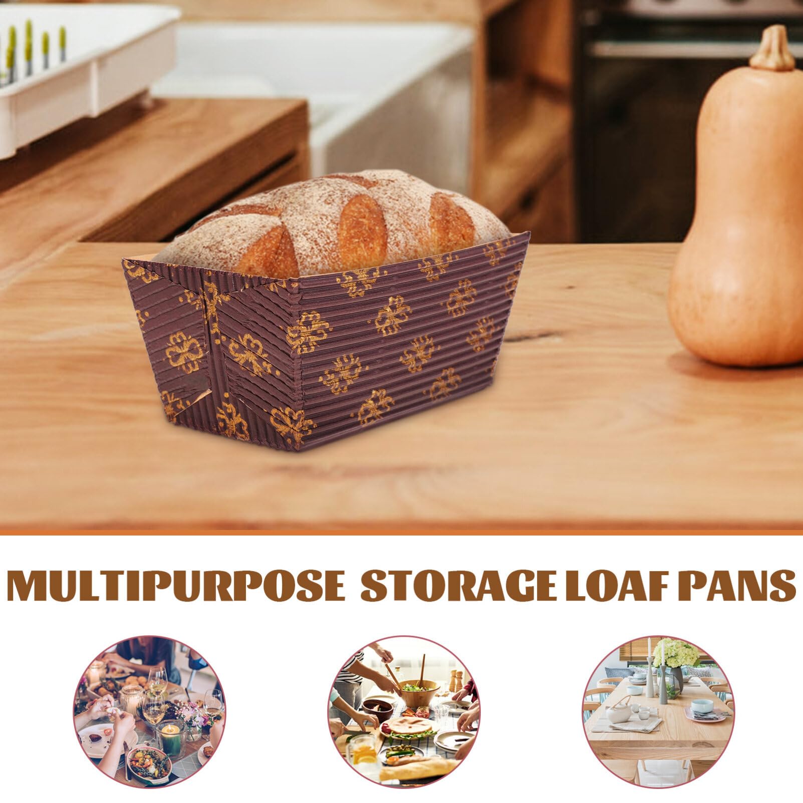 Pan Liners Disposable Paper Loaf Pans With Lids Parchment Paper