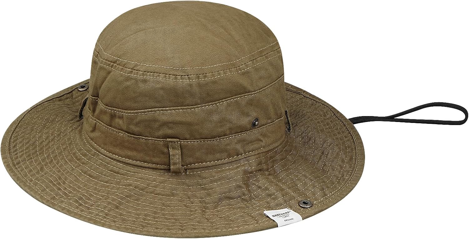 Clakllie Wide Brim Fishing Safari Hats Windproof Bucket Hat Breathable Boonie Hat Outdoor Kayaking Rowing Caps - Image 6