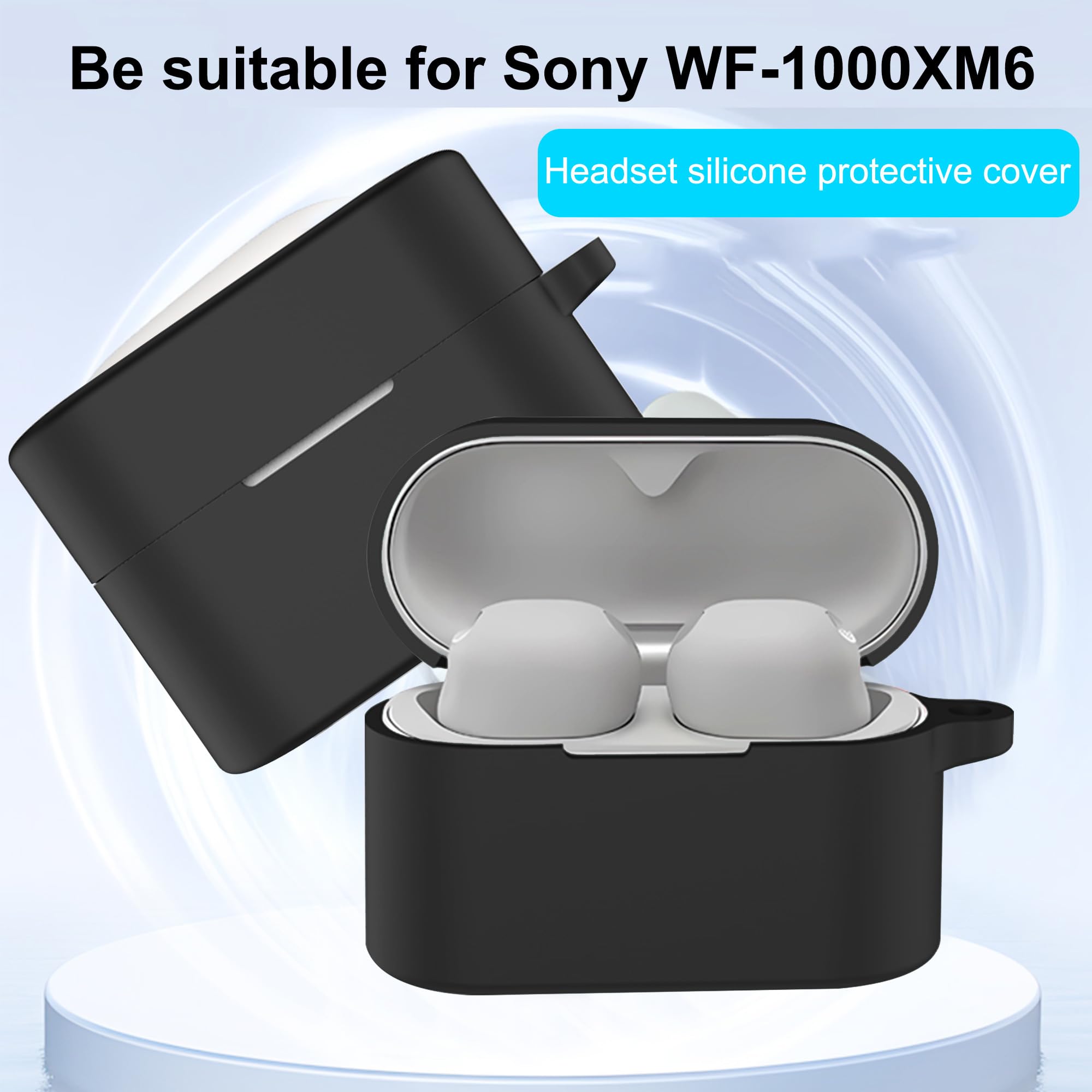 Amazon | Sony WF-1000XM6 ケースカバー 耐衝撃性 プレミアムシリコン