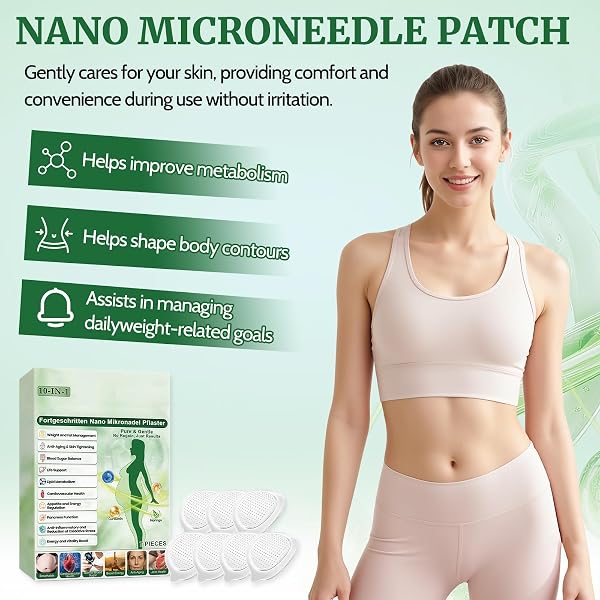 2 confezioni di cerotti dimagranti alla Moringa 10 in 1,cerotti dimagranti con nano microaghi,cerotti alla Moringa 10 in 1,dimagranti e rassodanti,per uomini e donne - 3