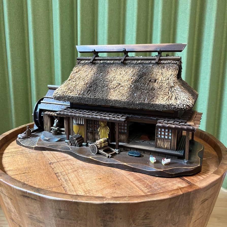 Amazon | カラクリ 古民家 オルゴール ジオラマ レトロ