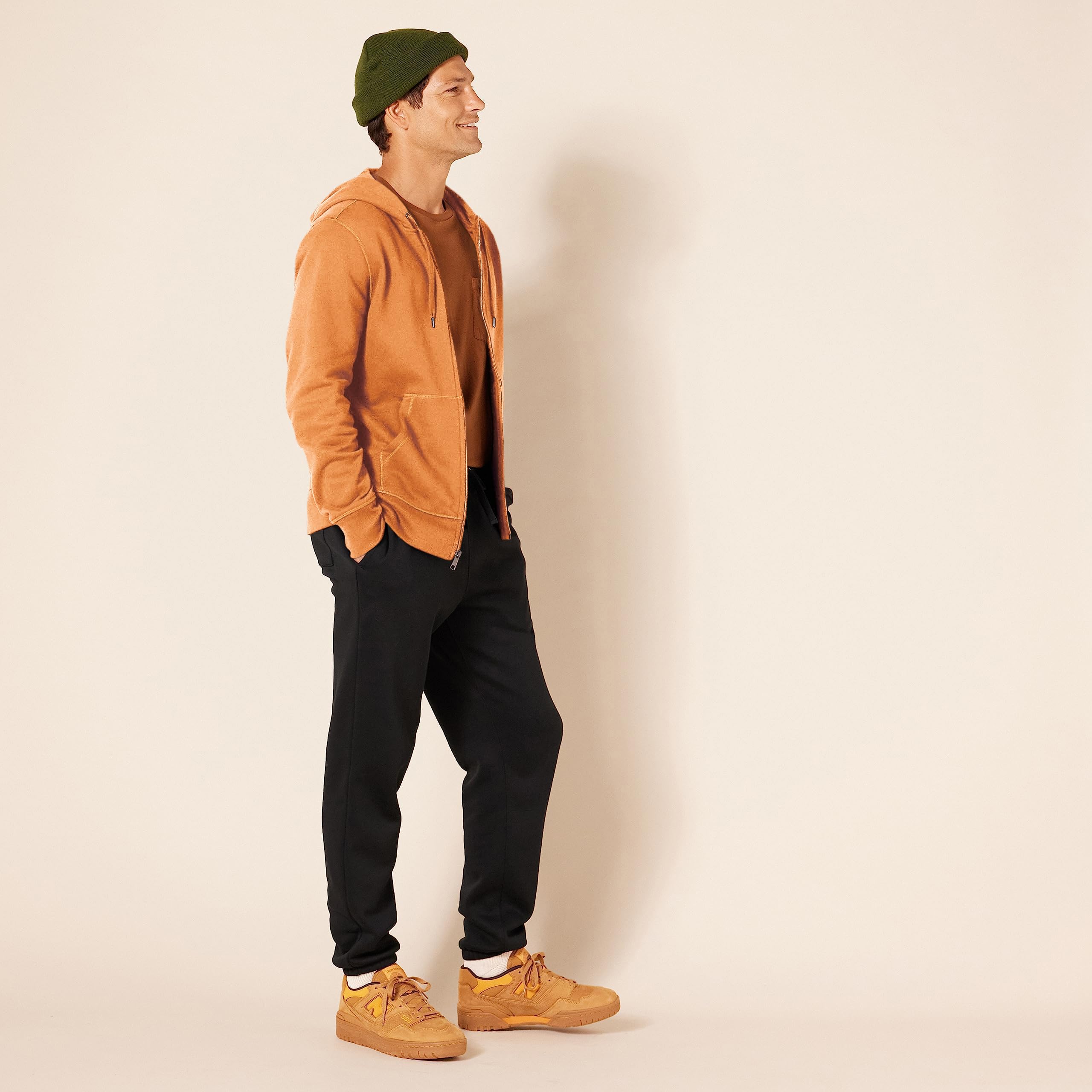 Amazon Essentials Felpa con Cappuccio e Cerniera Integrale in Pile (Disponibile nelle Taglie Big & Tall) Uomo