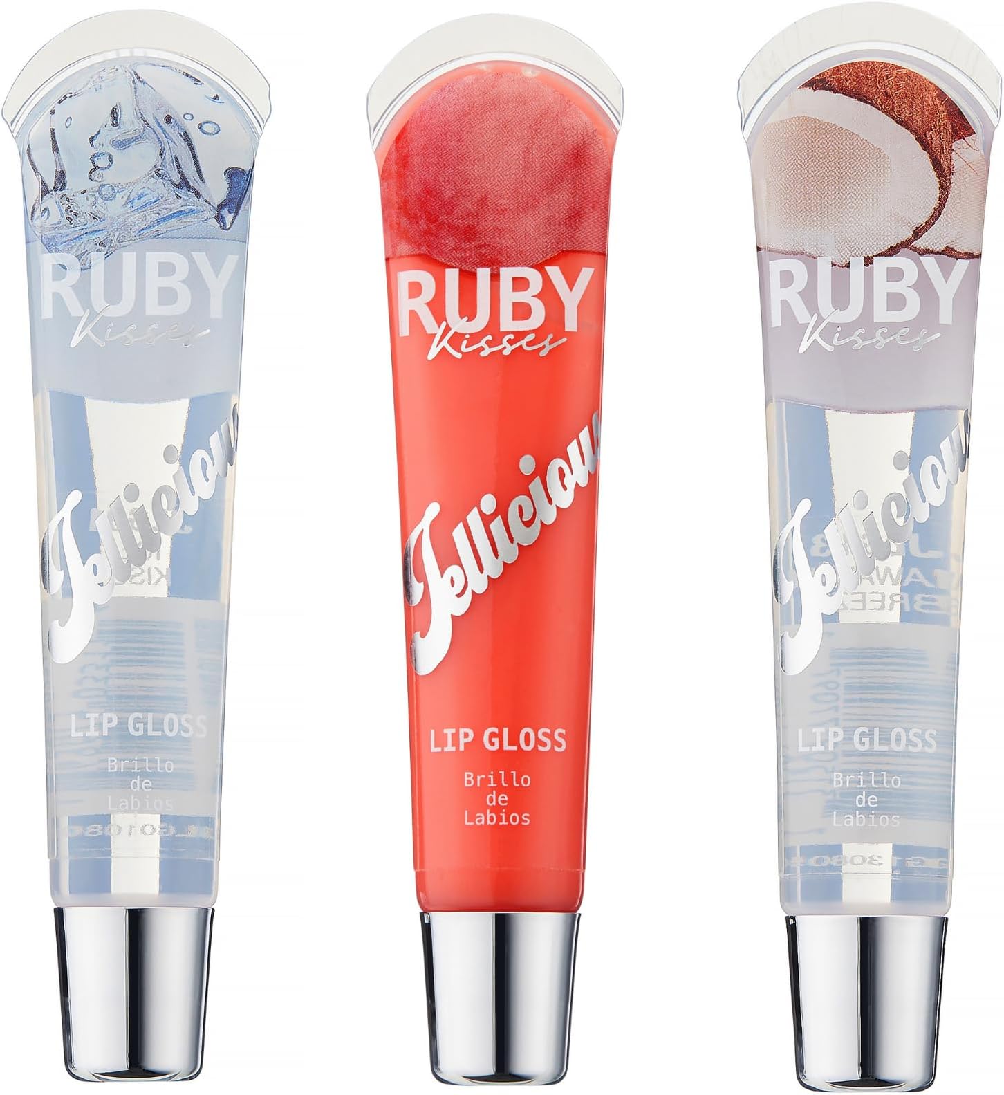 Ruby Kisses Jellicious Mouth Watering Lip Gloss (JLG01 & JLG04 & JLG13)