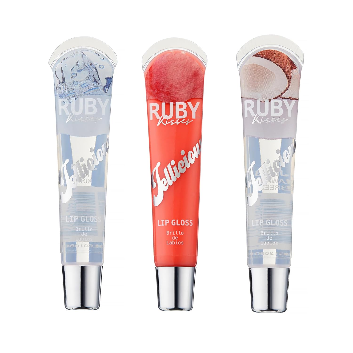 Ruby Kisses Jellicious Mouth Watering Lip Gloss (JLG01 & JLG04 & JLG13)