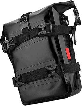 Motorcycle Bumper Bag Waterproof Large Capacity Motor Side Bags | Motorbike Panniers Travel Waterproof Panniers Motorcycle Handlebar Travel Storage Organizer Rider Gear for Bottles