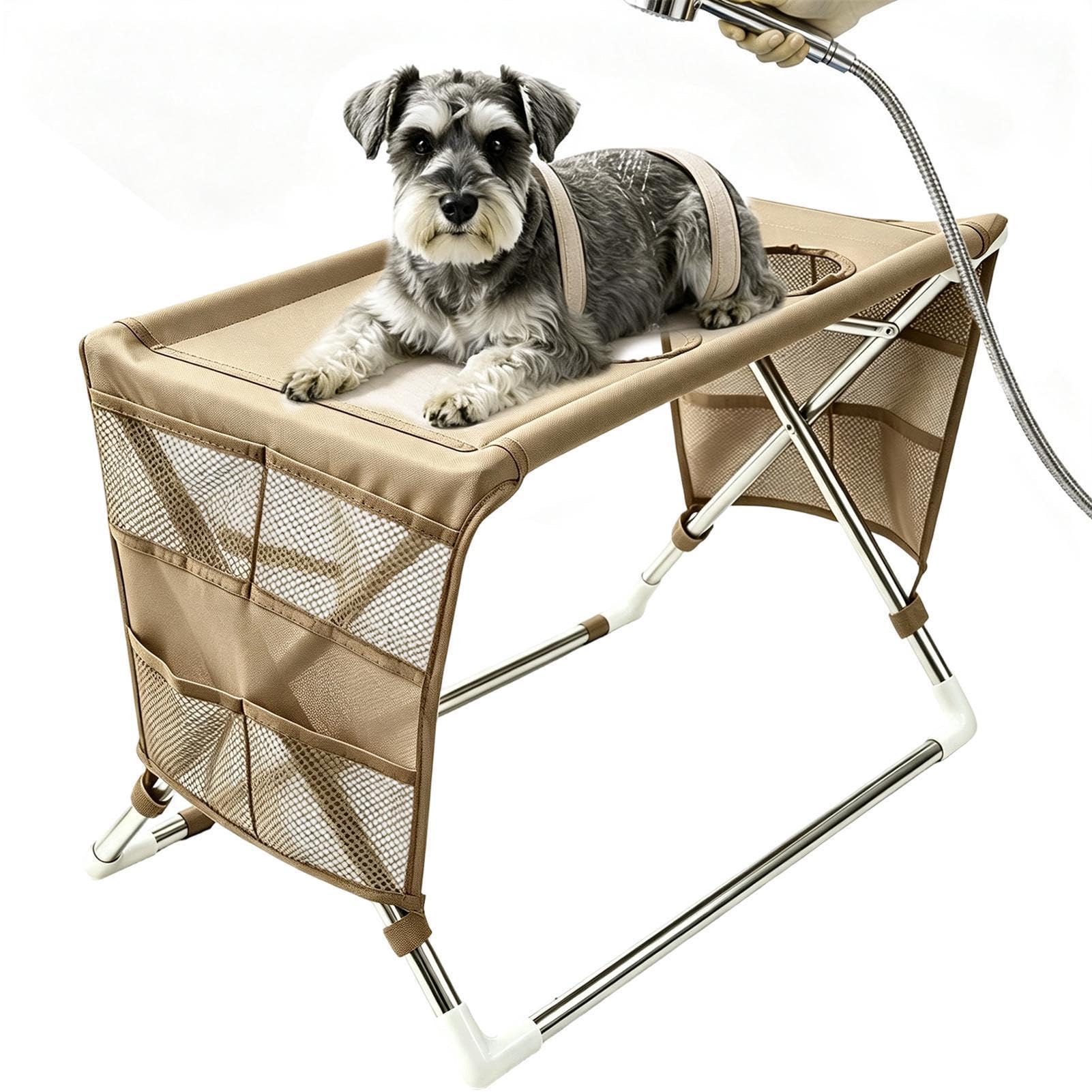 Amaca Da Toelettatura Cani Lettino Sospeso per Bagno Taglio Cura Animali | Amaca Lettino Cuccioli Bagno Per Soggiorno Casa Interno Appartamento Bagno Canile Veterinario Dopo Passeggiata