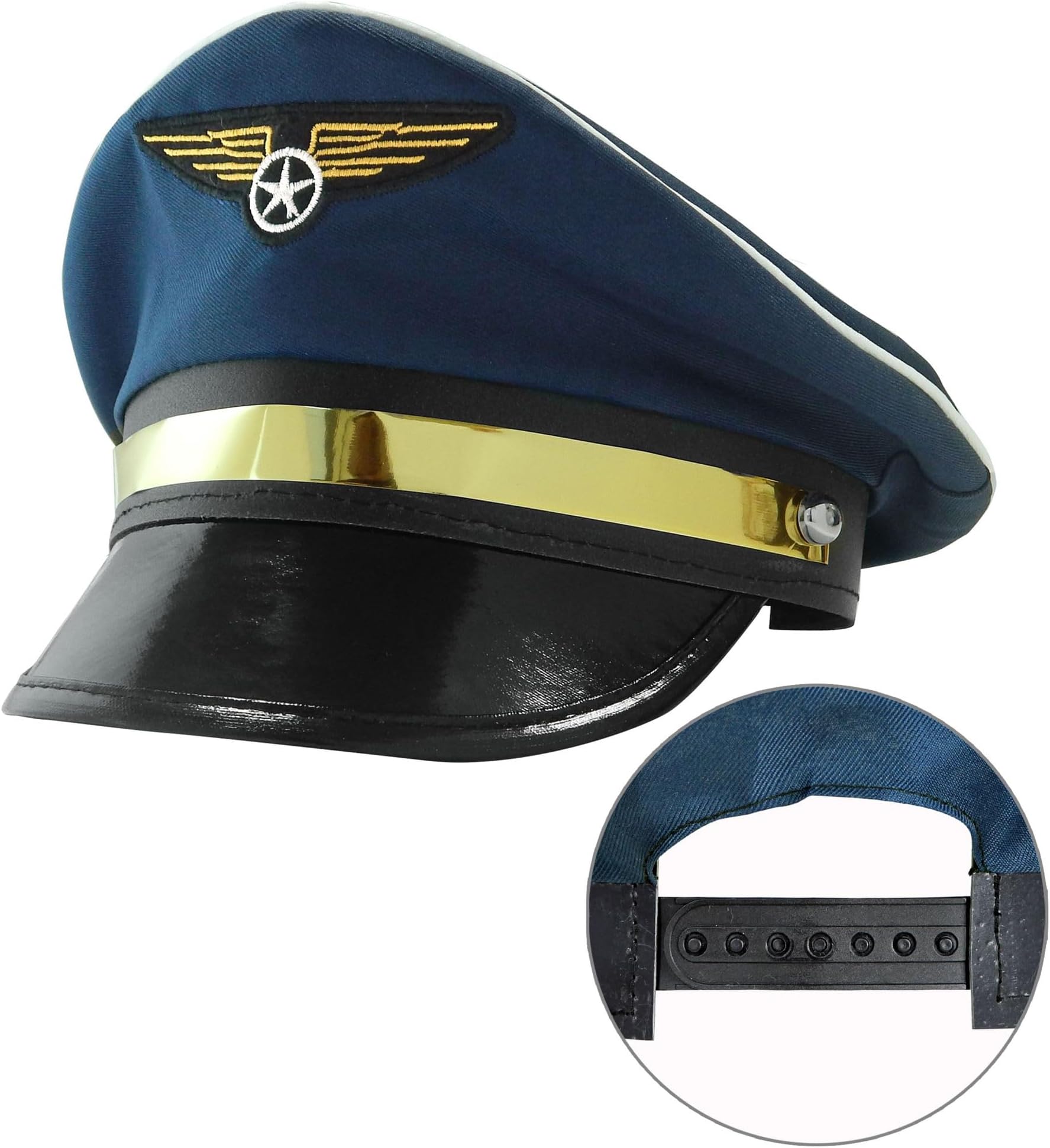 W WIDMANN MILANO Party Fashion 3326P Pilot Hat Adjustable Circumference Costume Accessory Carnival Theme Party