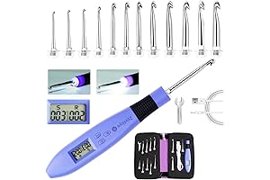 Zcvtbye Counting Crochet Hook Set: Illuminate Your Stitches with Precision