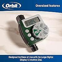 Vista 3 de Orbit 62061Z temporizador de manguera de riego digital programable de 1 salida