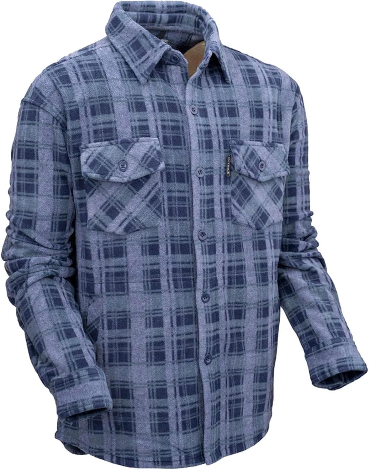 Outback Trading Company Men's Chad Button-Up Fleece Big Shirt | Warm Durable Stylish Shirt Jacket |Adjustable Cuffs & Pockets - Image 2