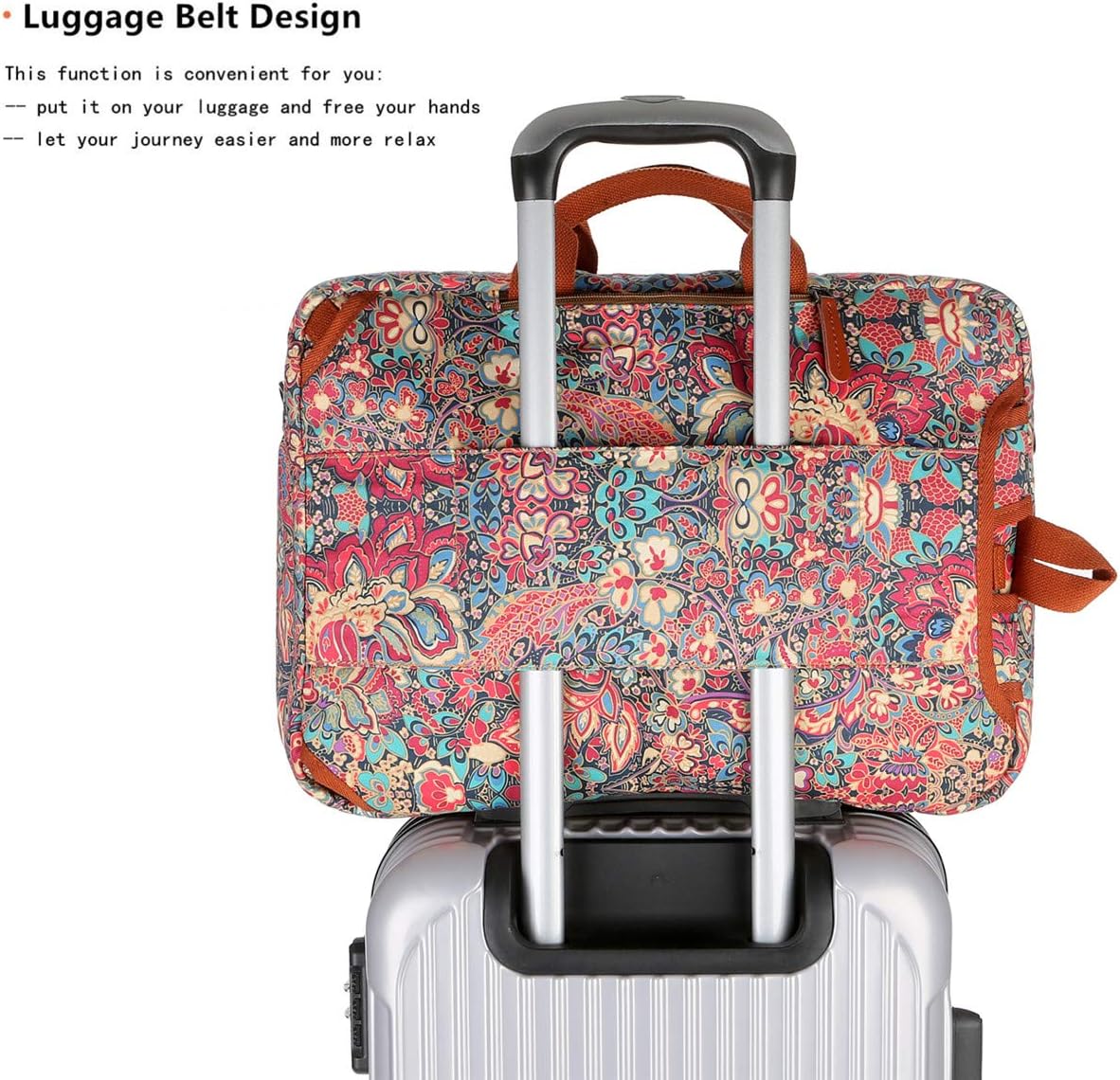 Baosha Large Convertible Backpack 17 Inch Laptop Bag Case Briefcase Travel Outdoor backpack for Women (HS) - Image 4