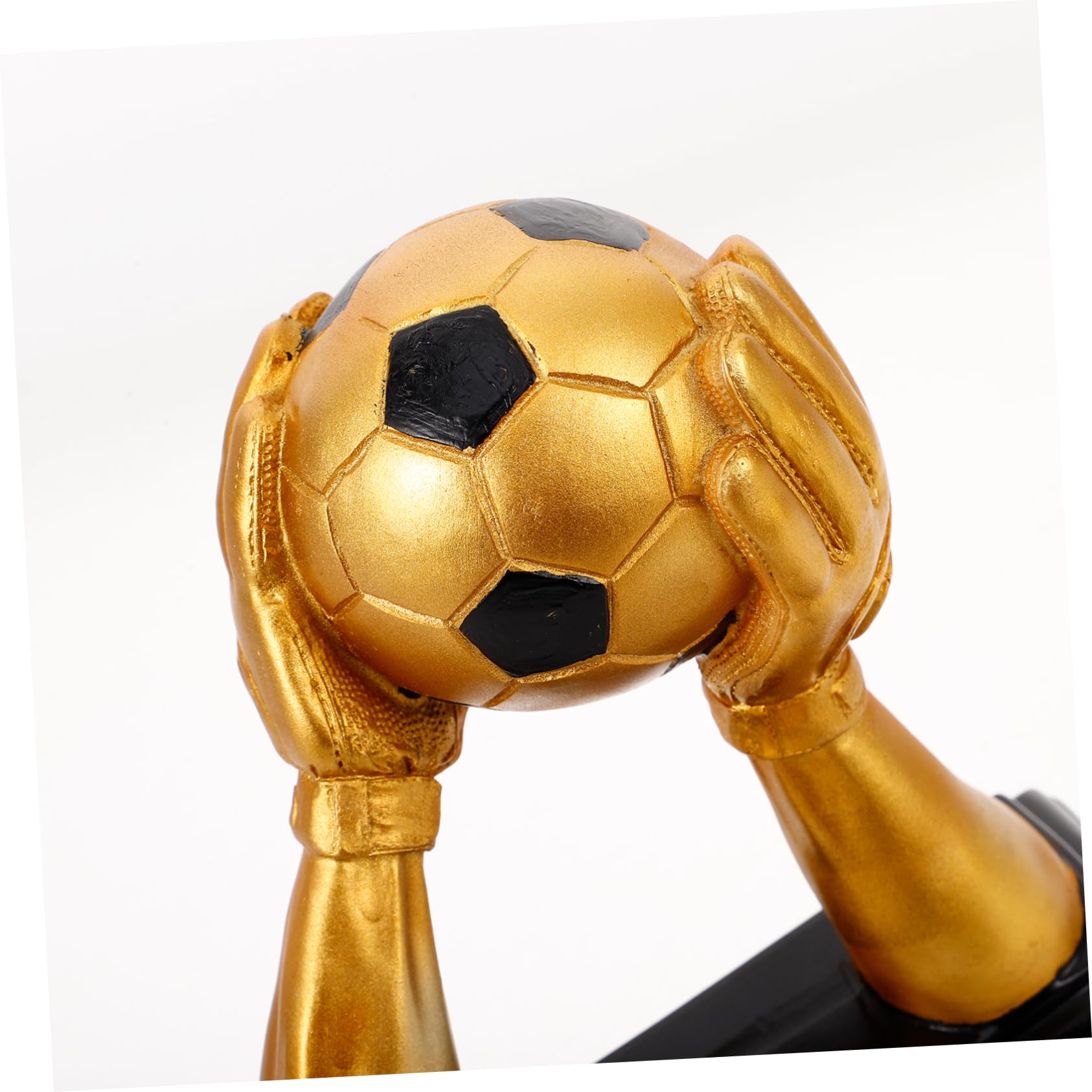 Abaodam Trofeo de Fútbol Base Ancha y Diseño de Mano de Resina para Celebrar Logros en Torneos Escolares y Competiciones Locales