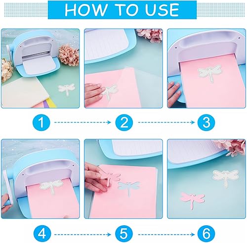 Miniatura 7 de GLOBLELAND Juego de troqueles de corte de libélula y sellos transparentes, variedad de plantillas de estampado de libélula y sello de silicona para