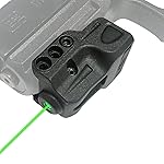 Gmconn GM-1002 Rechargeable Green Laser Sight for Pistol, Shockproof Beams for Guns/Handguns, Low Profile Laser Sight Compatible with Glock 17/19 w/Rail