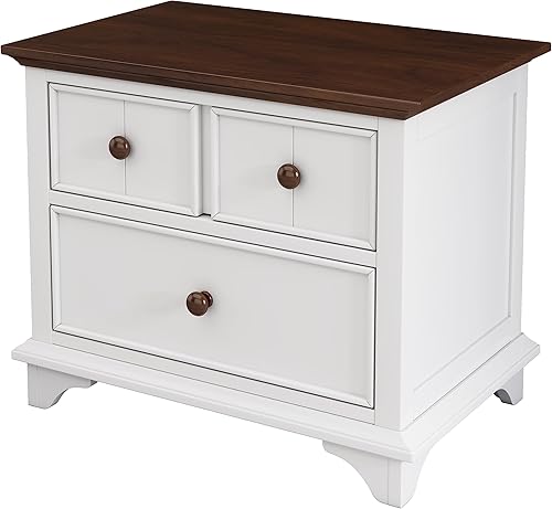 Miniatura 7 de Harper & Bright Designs Mesita de noche con 2 cajones, mesa auxiliar con almacenamiento, mesa auxiliar de madera pequeña para dormitorio para sala