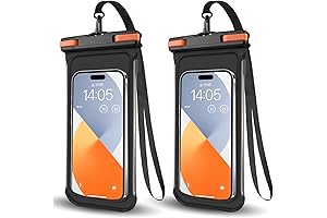 Amphibious Armor: 2-Pack Waterproof Pouches for iPhones and Galaxies