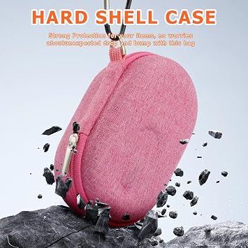 Hard Case Compatible with Logitech POP/Pebble Mouse 2/Pebble Wireless Mouse (red)