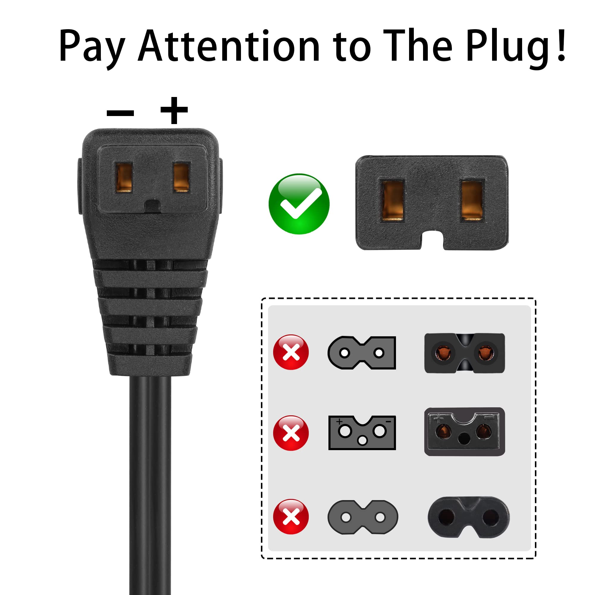 12 V Cooler Power Cable Replacement Car Tip Plug